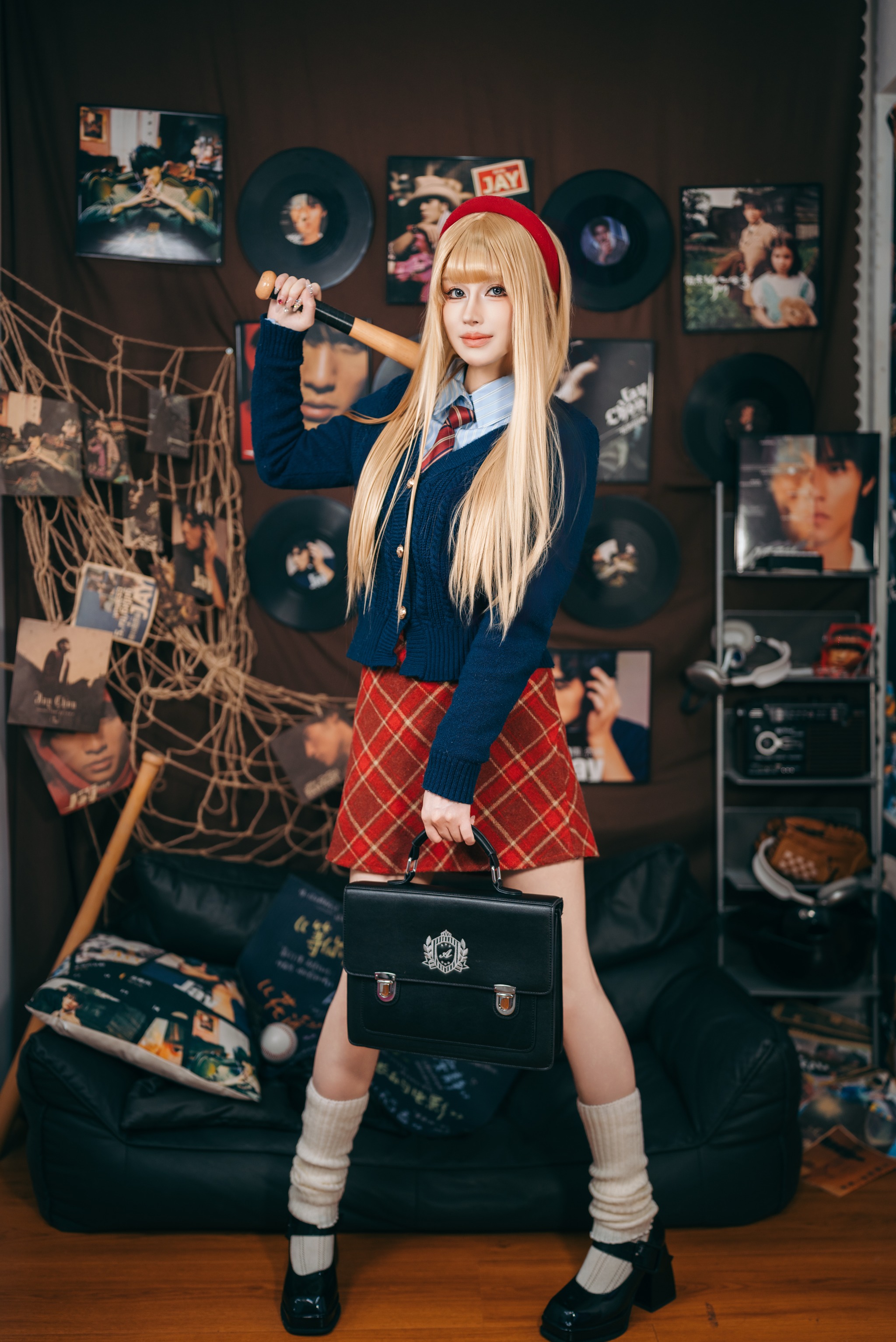图片[1]-鹿八岁baby – NO.131 棒球少女 [23P]-XikXak